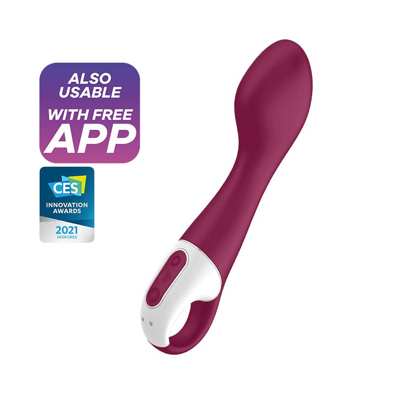 Satisfyer Hot Spot App Controlled G Spot Massager with Heating Technology - - G-Spot Vibrators