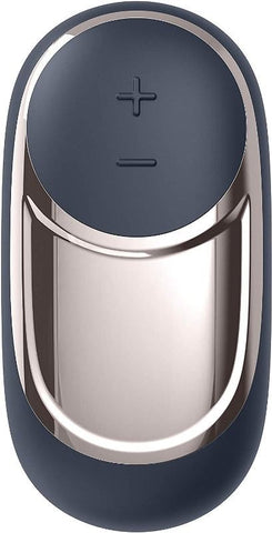 Satisfyer Dark Desire Layon 15 Functions Clitoral Vibrator with Grooved Surface - Clit Ticklers and Pulsators