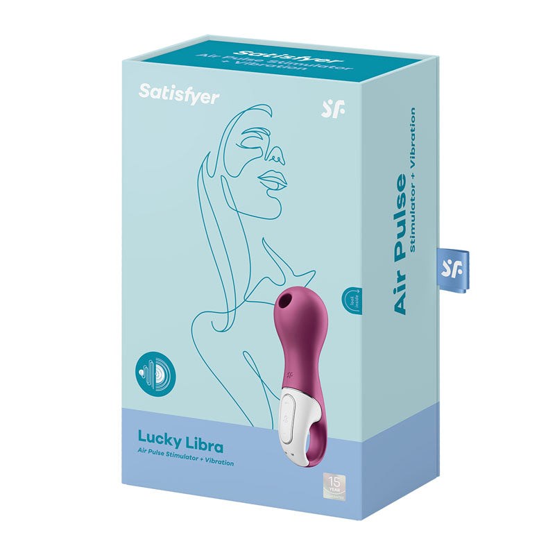 Satisfyer Lucky Libra Air Pulse Clitoral Stimulator with Dual Technology - - Clit Ticklers and Pulsators