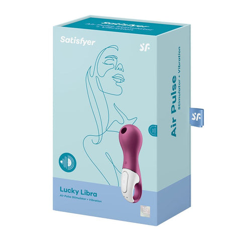 Satisfyer Lucky Libra Air Pulse Clitoral Stimulator with Dual Technology - Clit Ticklers and Pulsators