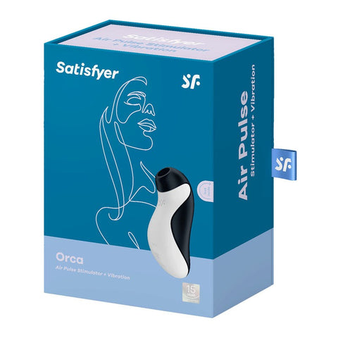 Satisfyer Orca Air Pulse Multi Functions Clitoral Vibrator Dual Motor - Clit Ticklers and Pulsators