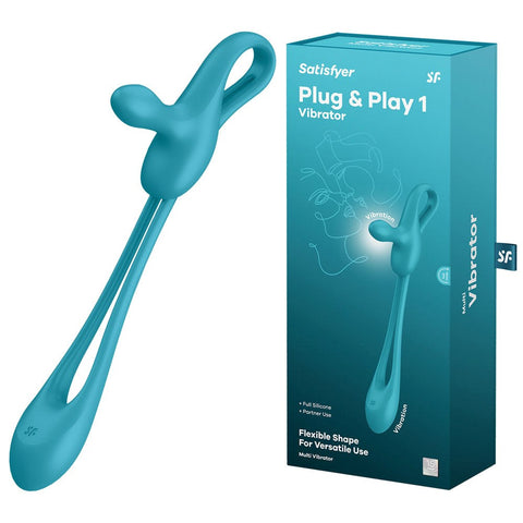 Satisfyer Plug and Play 1 Flexible G Spot Vibrator Dual Motor - G-Spot Vibrators