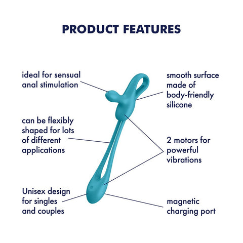 Satisfyer Plug and Play 1 Flexible G Spot Vibrator Dual Motor - G-Spot Vibrators