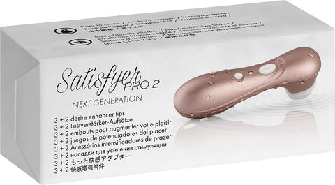 Satisfyer Pro 2 Clitoral Massager Silicone Head Attachments 5 Pack Set - Vibrator Accessories