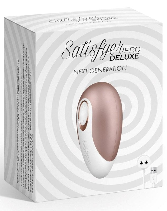 Satisfyer Pro Deluxe Next Generation Clitoral Stimulator with Air Pulse - - Clit Ticklers and Pulsators