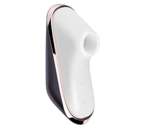 Satisfyer Pro Traveler Air Pulse Clitoral Vibrator with Travel Lock - Clit Ticklers and Pulsators