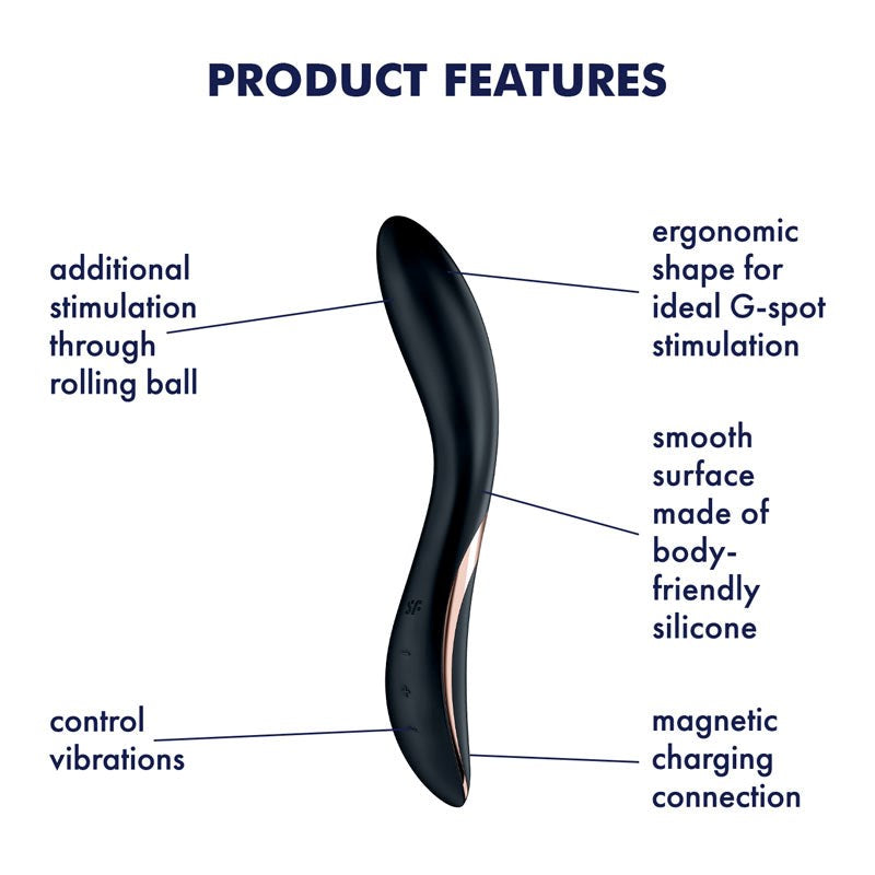 Satisfyer Rrrolling Explosion G Spot Massager with Rolling Ball Technology - - G-Spot Vibrators