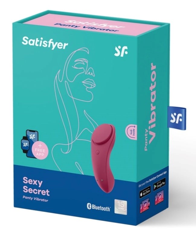 Satisfyer Sexy Secret App Connect Remote Control Panty Vibrator - - Remote Control Vibrators