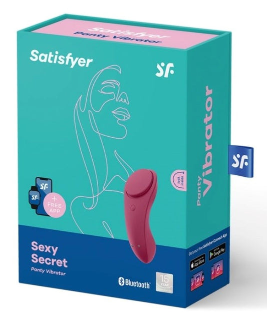 Satisfyer Sexy Secret App Connect Remote Control Panty Vibrator - - Remote Control Vibrators
