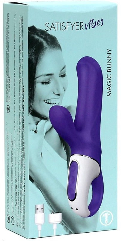 Satisfyer Magic Bunny Rabbit Shape G Spot Massager Dual Motor Vibrator - - Rabbit Vibrators