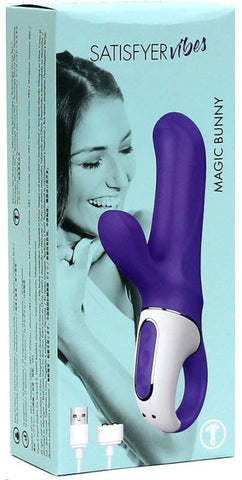 Satisfyer Magic Bunny Rabbit Shape G Spot Massager Dual Motor Vibrator - Rabbit Vibrators