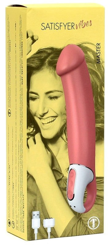Satisfyer Vibes Master Rechargeable Vibrator with 12 Powerful Vibration Modes - - Vibrating Dildos