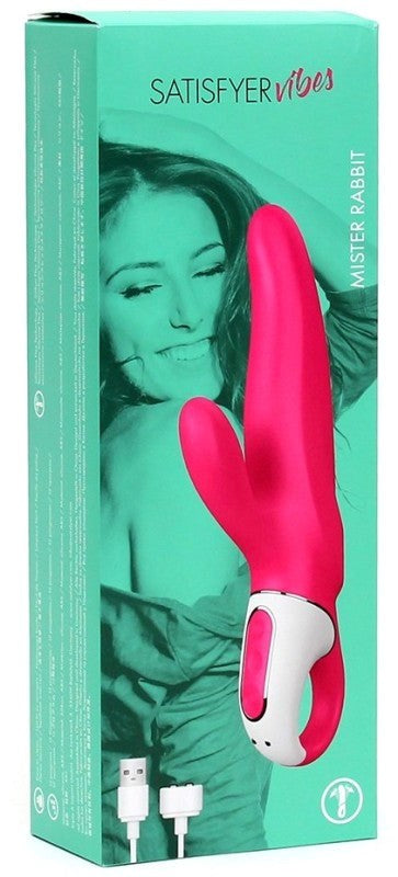 Satisfyer Mister Rabbit 12 Functions Adult Vibrator Dual Stimulation - - Rabbit Vibrators