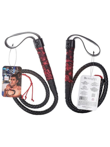 California Exotics Scandal Bull Whip BDSM Impact Play Tool - Whips And Crops