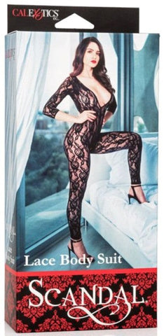 California Exotics Scandal Lace Body Suit Crotchless Design - Cuffs And Restraints