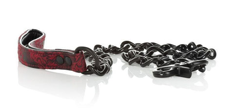 California Exotics Scandal Leash BDSM Control Chain with Designer Handle - Collars and Leads