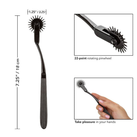 California Exotics Scandal Pleasure Wheel 22 Point Sensation Tool - Whips And Crops