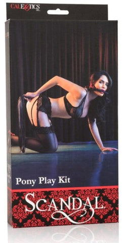 California Exotics Scandal Pony Play Kit Premium Role Play Collection - Masks And Blindfolds