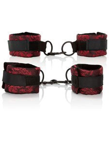 California Exotics Scandal Universal Cuff Set with Plush Comfort Restraints - Cuffs and Restraints