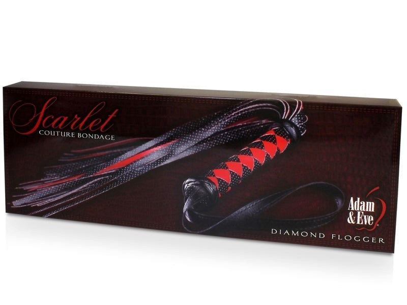 Scarlet Couture Diamond Flogger CRing for Winners - - Whips And Crops
