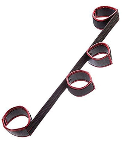 Adam & Eve Sextoys Scarlet Couture Spreader Bar Adjustable Restraint - Spreaders and Hangers