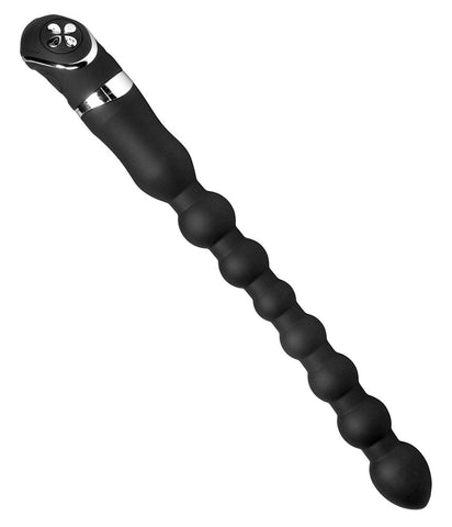 XR Brands Scepter XL 10 Function Massager Silicone Wand 8 Inch Vibrator - Anal Beads and Balls