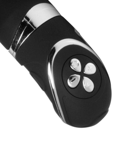 XR Brands Scepter XL 10 Function Massager Silicone Wand 8 Inch Vibrator - Anal Beads and Balls