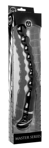XR Brands Scepter XL 10 Function Massager Silicone Wand 8 Inch Vibrator - Anal Beads and Balls