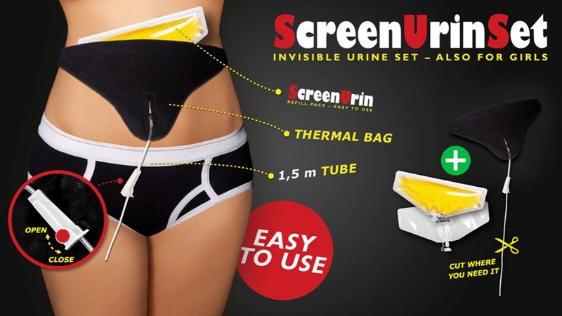 Screeny Weeny ScreenUrin Set for Female Complete Urine Play System - - Dental and Clinical