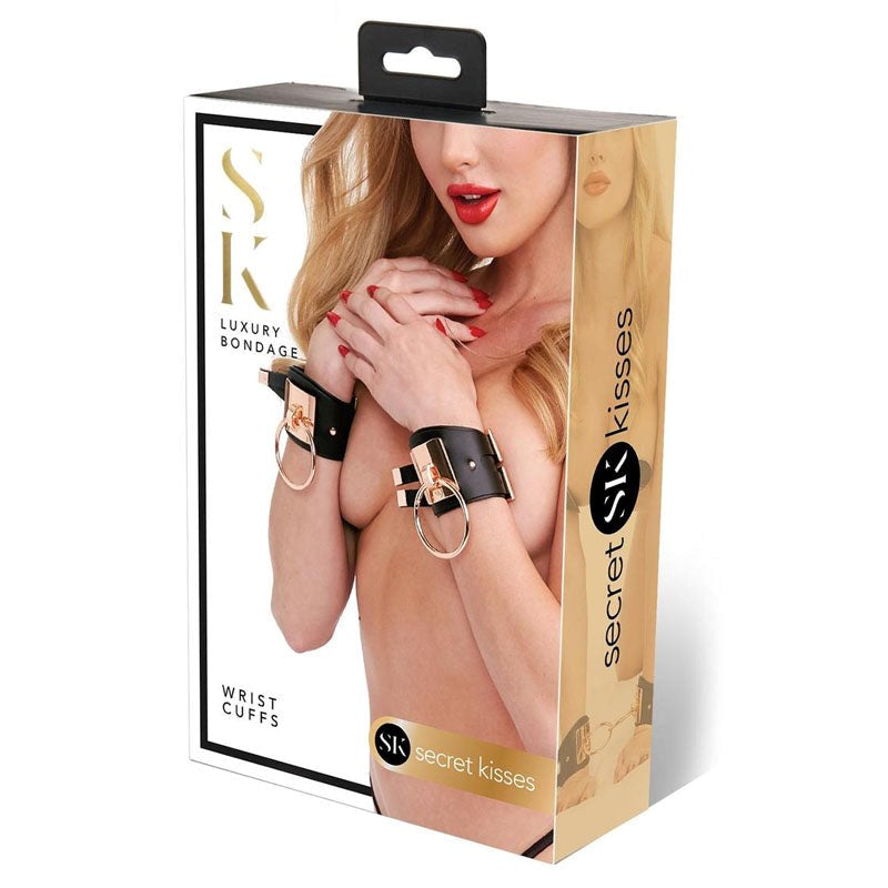 Xgen Products Secret Kisses Wrist Cuffs Rose Gold Hardware Restraints - - Cuffs and Restraints