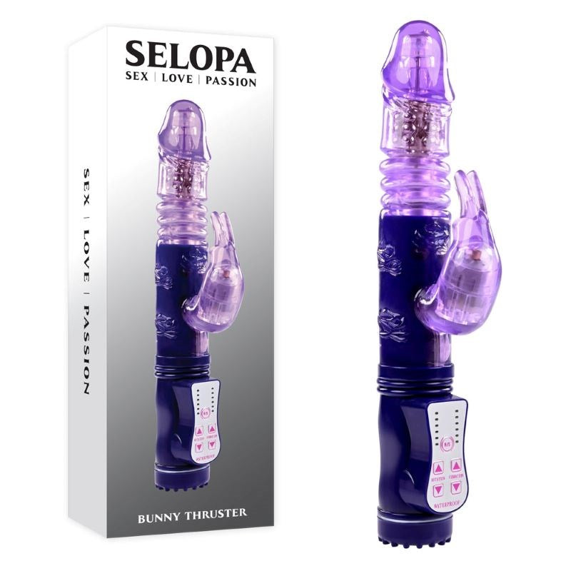 Evolved Selopa Bunny Thruster Thrusting Vibrator - - Rabbit Vibrators