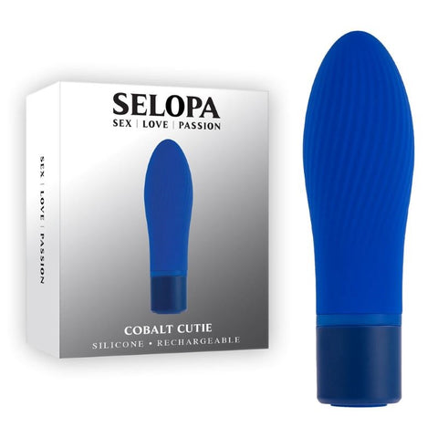 Evolved Selopa COBALT CUTIE Waterproof Bullet Vibrator USB Rechargeable - Personal Massagers