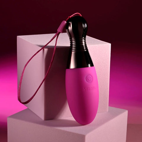 Evolved Selopa Companion Vibrating Love Egg Massager with Remote Control - Personal Massagers