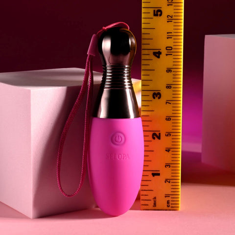 Evolved Selopa Companion Vibrating Love Egg Massager with Remote Control - Personal Massagers