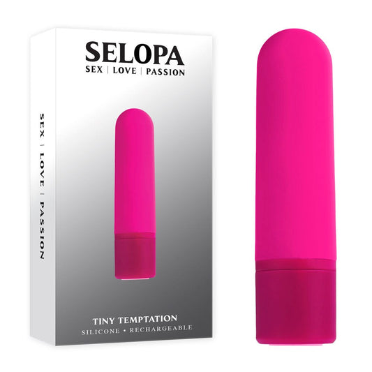 Evolved Selopa Tiny Temptation Rechargeable Waterproof Mini Vibrator Bullet - - Bullet Vibrators