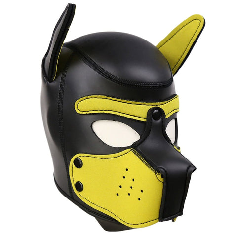 BDStyle Senior Dog Bondage Hood with Removable Muzzle for Fetish Play - Bondage Hoods