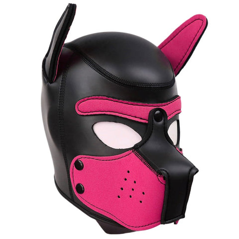 BDStyle Senior Dog Bondage Hood with Removable Muzzle for Fetish Play - Bondage Hoods