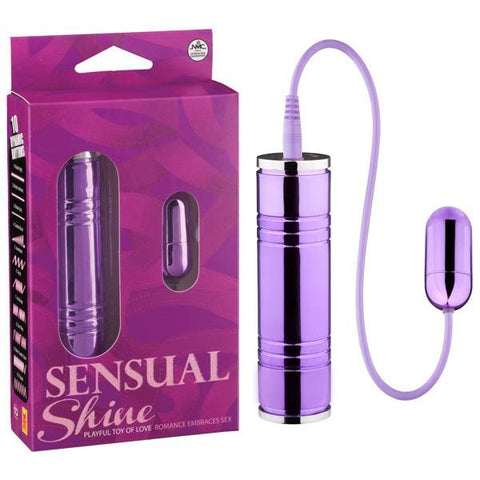 NANMA Corporation NMC Metallic Sensual Shine Smart Bullet Multi Speed Vibrator - Remote Control Vibrators