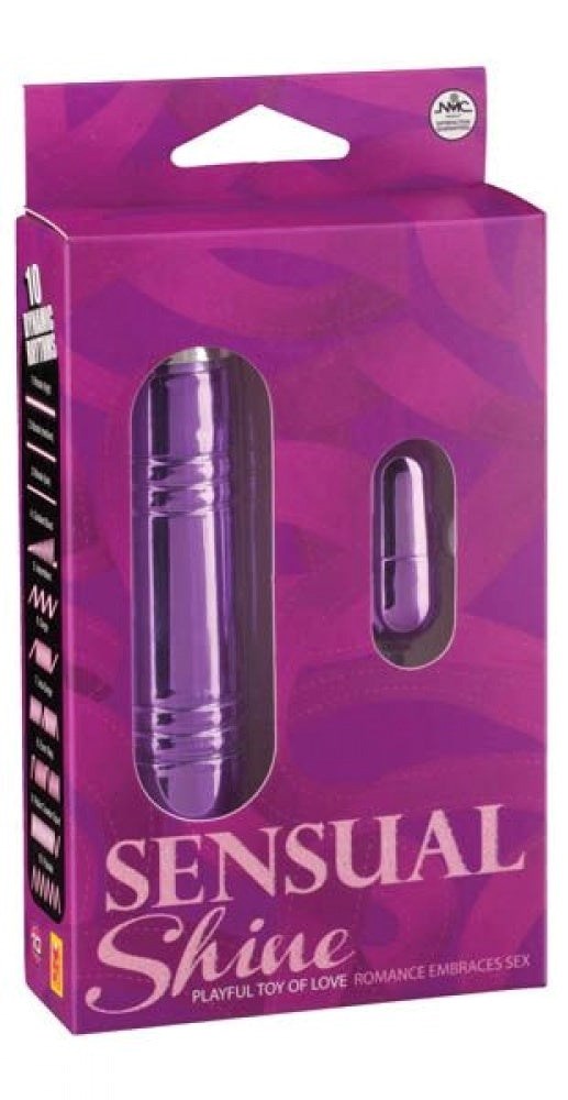 NANMA Corporation NMC Metallic Sensual Shine Smart Bullet Multi Speed Vibrator - - Remote Control Vibrators