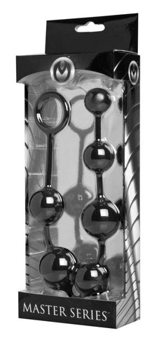 XR Brands Serpent 6 Silicone Anal Beads with Graduated Size Design - Anal Beads and Balls