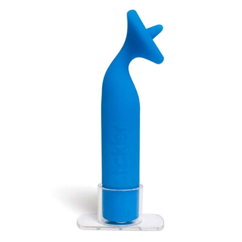 Tickler Seti Tickler Cyan Blue Vibrator Multiple Vibration Points - Clit Ticklers and Pulsators
