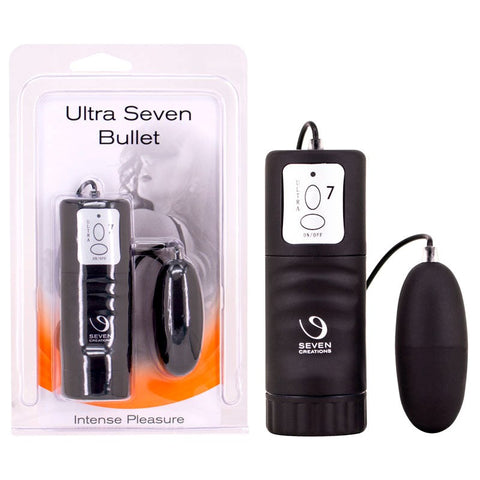 Seven Creations UltraSeven Bullet Waterproof Clitoral Vibrator 7 Speeds - Bullet Vibrators