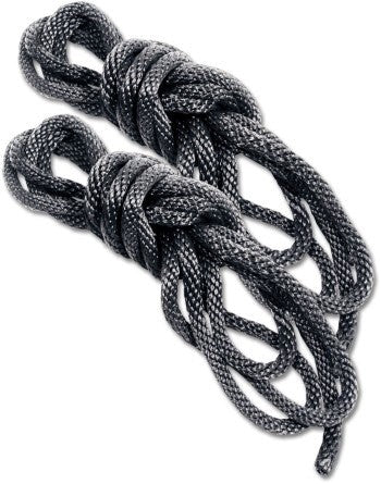 Sportsheets Sex & Mischief Black Silky Rope Two 6 Foot Shibari Bondage Ropes - Cuffs and Restraints