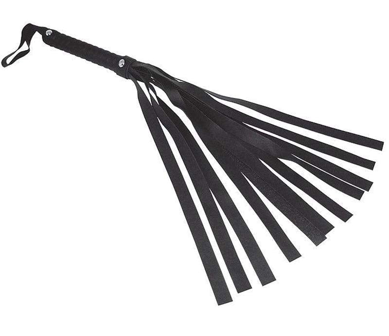 Sex & Mischief Faux Leather Bondage Flogger - - Whips And Crops