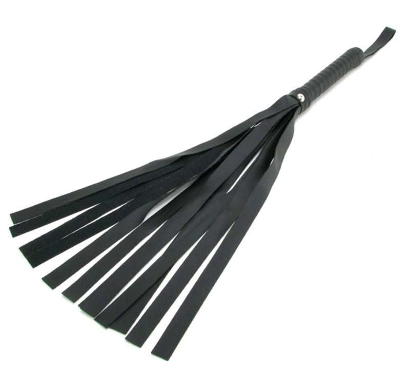 Sex & Mischief Faux Leather Bondage Flogger - - Whips And Crops
