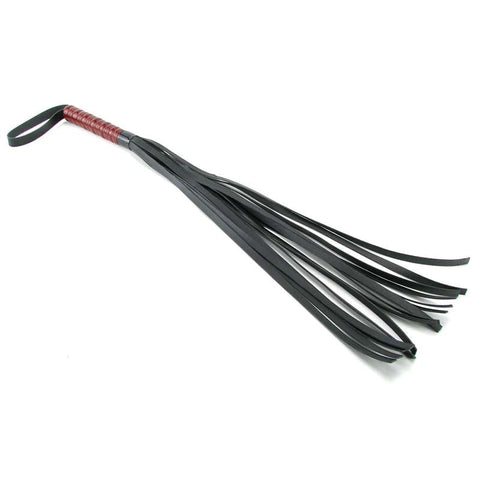 Sportsheets Sex & Mischief Mahogany Flogger 30 Inch Impact Play Tool - Whips And Crops