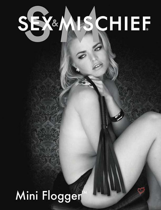 Sex & Mischief Mini Flogger Sex Performance Ring - - Whips And Crops