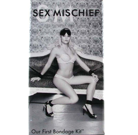 Sportsheets Sensual Awakening Beginner Bondage Set with Velcro Cuffs - Bondage Kits