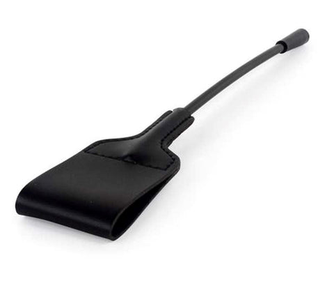 Sportsheets Sex & Mischief Riding Crop 17 Inch Black Vinyl Impact Tool - Whips And Crops
