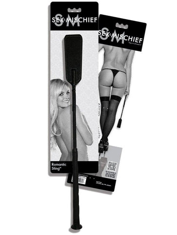 Sportsheets Sex & Mischief Romantic Sting Crop with Leather Tip - Whips And Crops